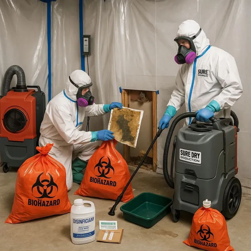 Contaminated Water Handling Protocols process in Winfield, MO