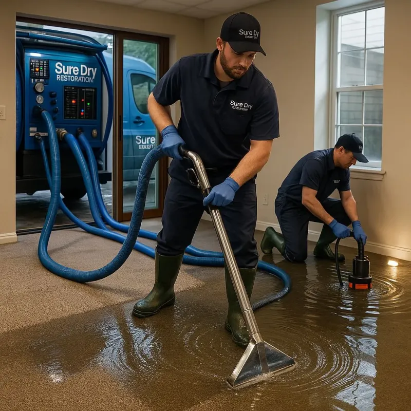 Water Extraction and Removal process in Winfield, MO
